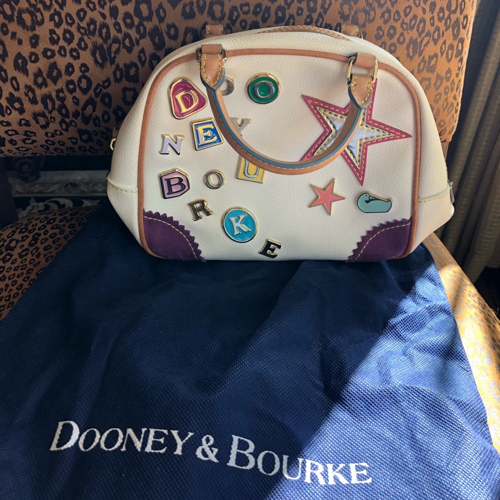 Dooney&Bourke charm bowler bag with free keychain